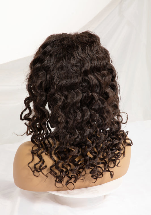 Lift 613 Raw Loose Curly Human Hair Lace Closure Transparent HD Wig-2×6 & 4×4 & 5×5 & 6×6